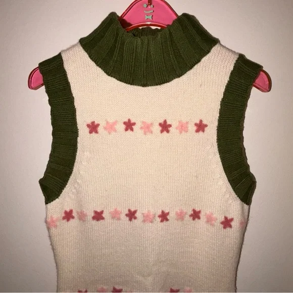 Danielle Guizio Green and White Floral Dress - Picture 2 of 7